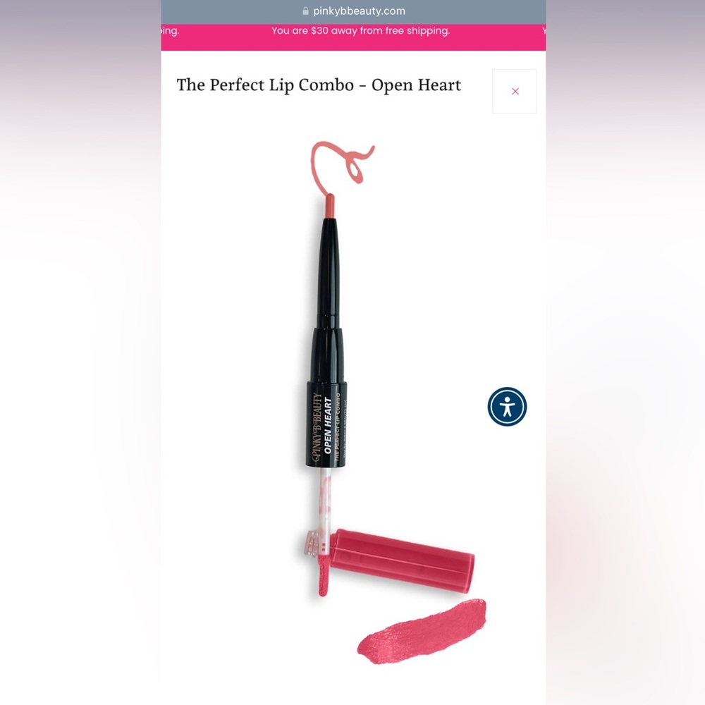 Pinky Beauty Lip Combo - Open Heart